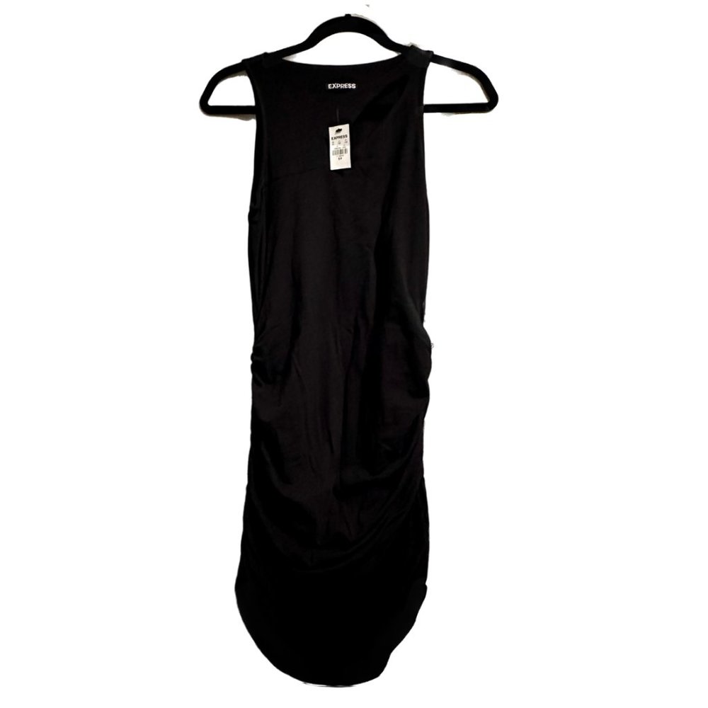 NWT, Ruched Body-con with Cutout, Express, S
